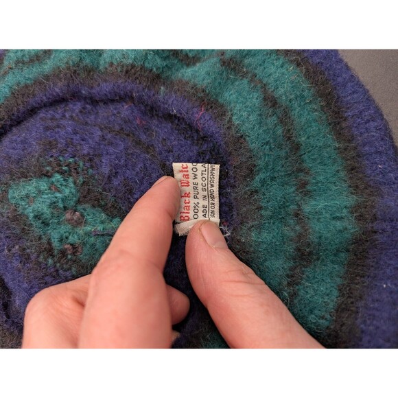 Black Watch Scottish Hat Traditional 100% Wool Scotland Made in Scotland Rare - Picture 4 of 4